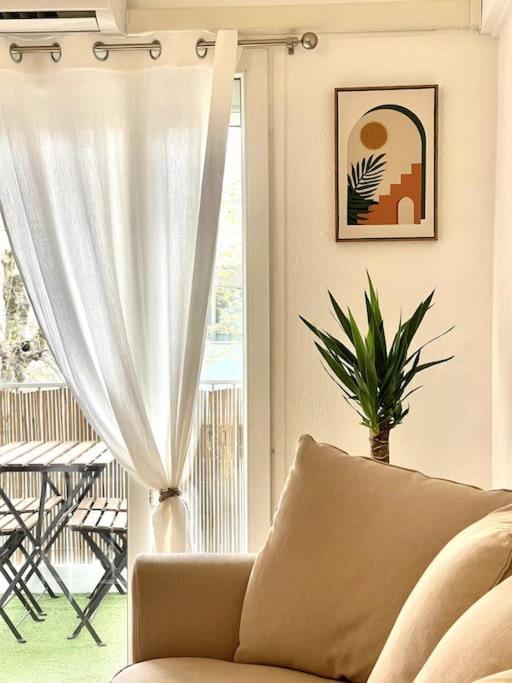 Chez Joan, Apt De Standing, 4 Prs, A 300M Des Plages Antibes Kültér fotó